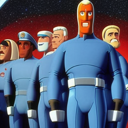 Image with prompt: cast of sealab 2021 as real people